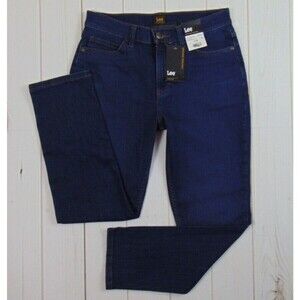 New Lee Heritage Inspired Jeans Size 12M Dark Wash Denim Slim Straight Blue